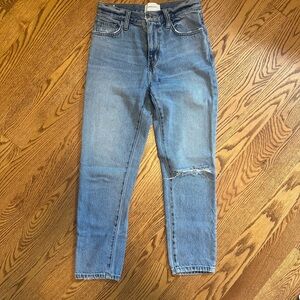 Current/Elliott Light Blue Ankle Jeans